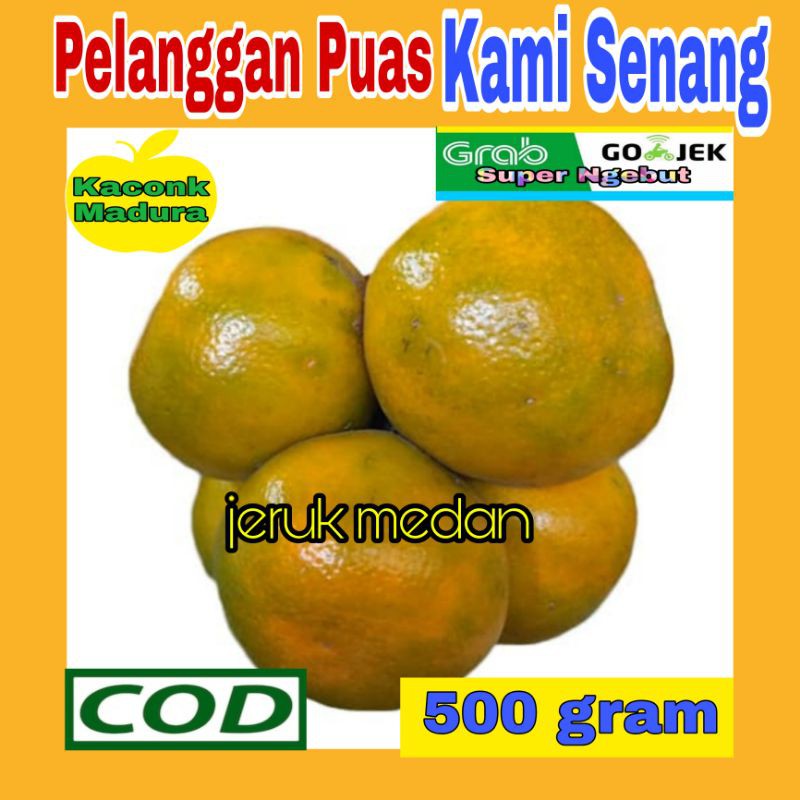 

jeruk medan 0.5 kg/500 gram/jeruk manis/berkualitas/termurah/terlaris/buah fresh