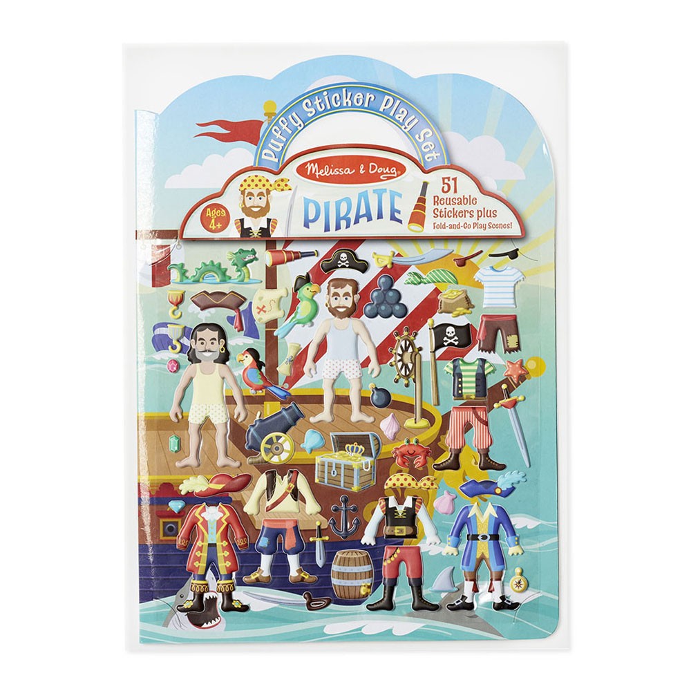 

MD Puffy Sticker Play Set : PIRATE