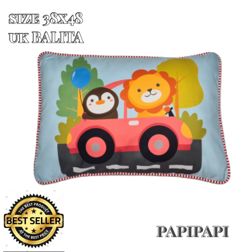 bantal balita  boy n girl edition/full katun/darby/best seller/printing design