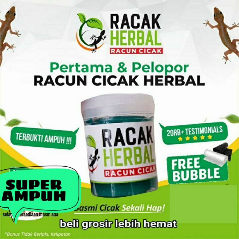 OBAT/RACUN CICAK HERBAL AMPUH/ RACUN CICAK RACAK HERBAL/ PEMBASMI CICAK|racun cicak