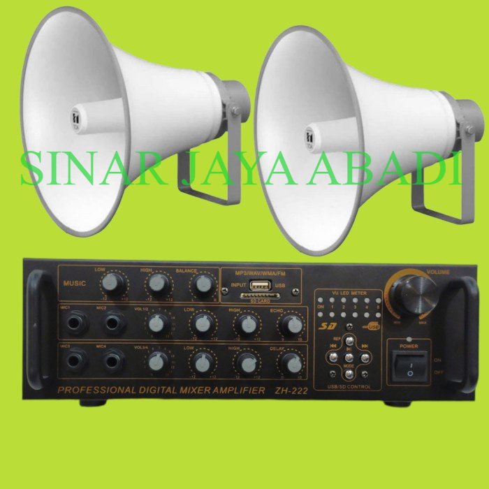 promo PAKET MURAH SOUND SISTEM MASJID MUSHOLA GRATIS ALAT PEMBAGI SPEAKER