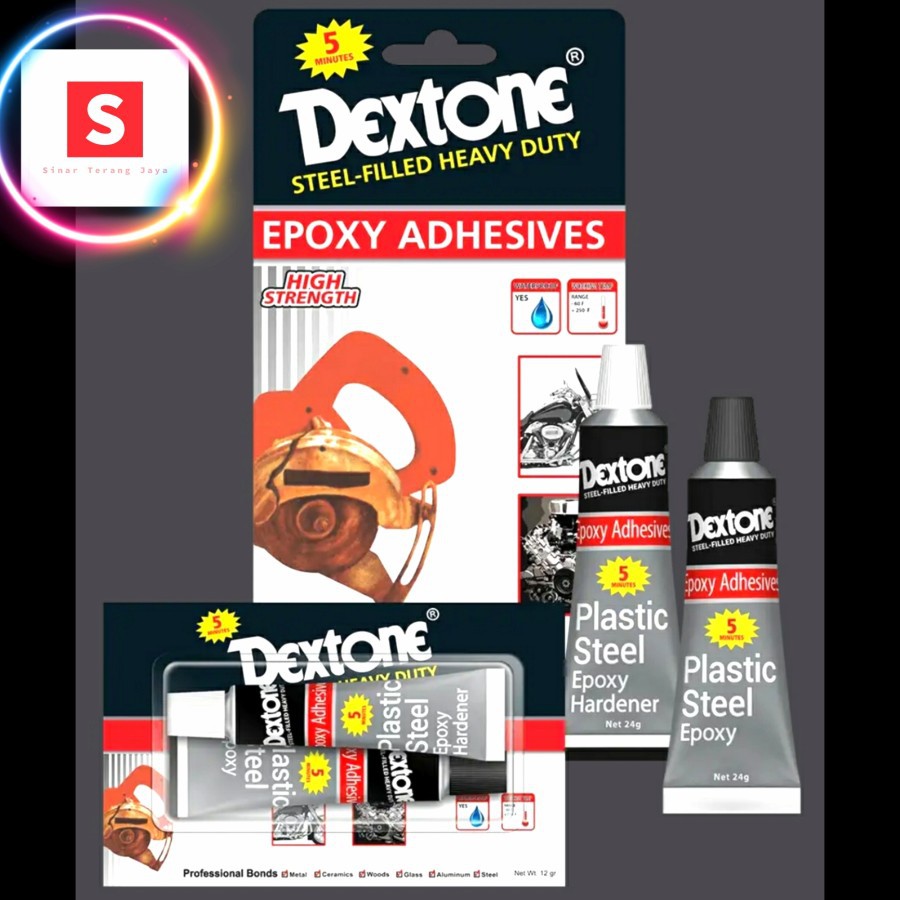 

Lem Dextone Kayu Besi (2 Komponen)