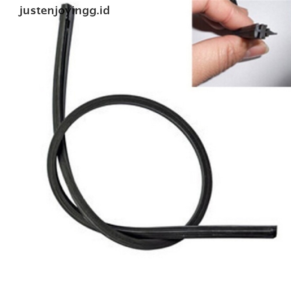 // justenjoyingg.id // 2pcs 28&quot; Auto Car Bus Windshield Frameless Rubber Wiper Blade Refill Hot Sale ~