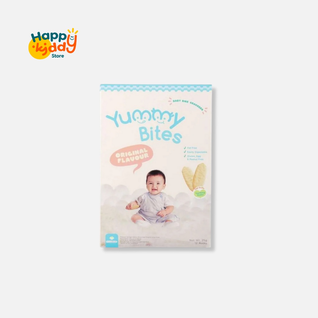 Yummy Bites Rice Crackers Original 25gr