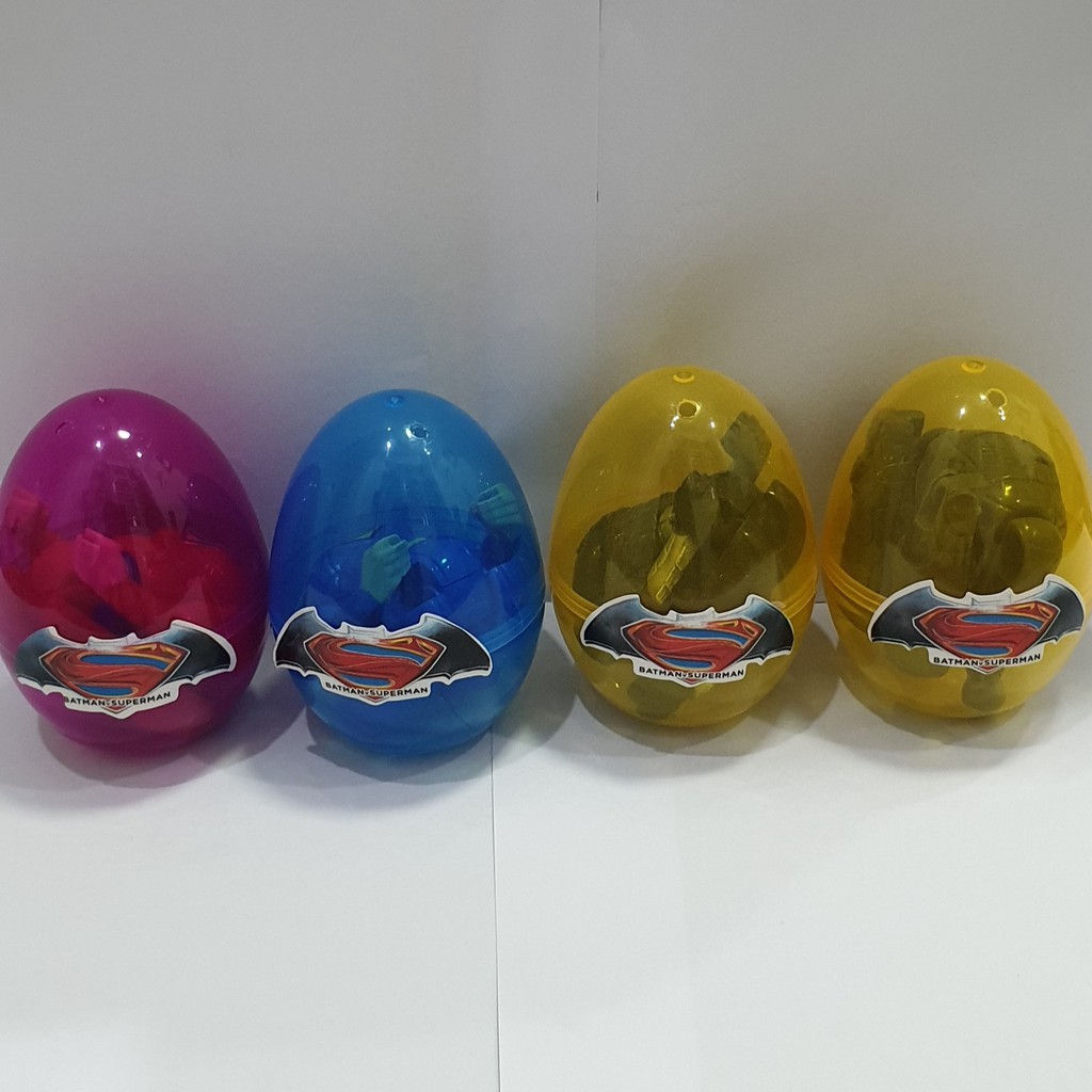 SURPRISE EGG MAINAN TELUR SURPRISE MURAH (BATMAN SUPERMAN)