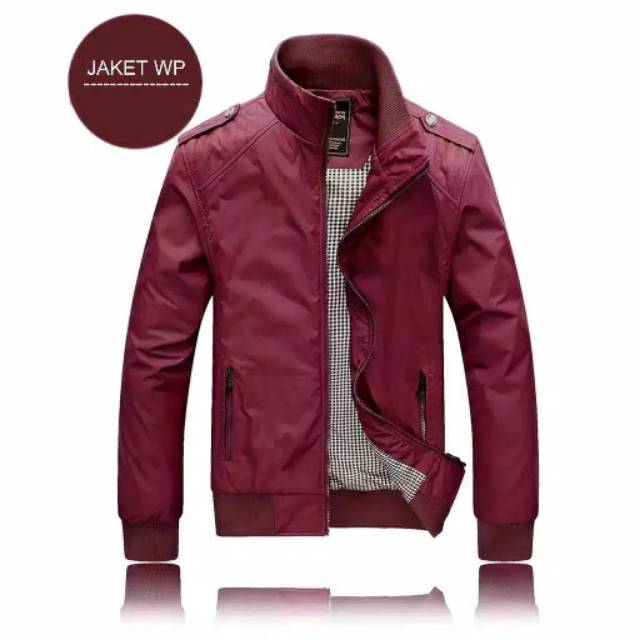 JAKET WATERPROOF BAHAN TASLAN