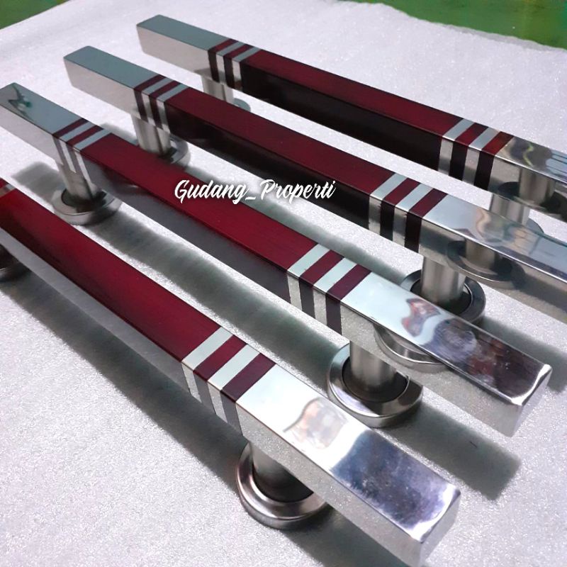 4 Gagang Pintu Rumah Full set Plus Kunci Body Pelor