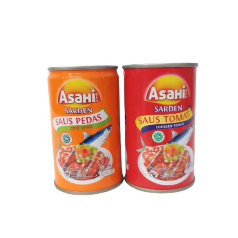 Sardines ABC cabai / extra pedas 155 gram/ Protan sarden 155gr / Asahi sarden 155gr