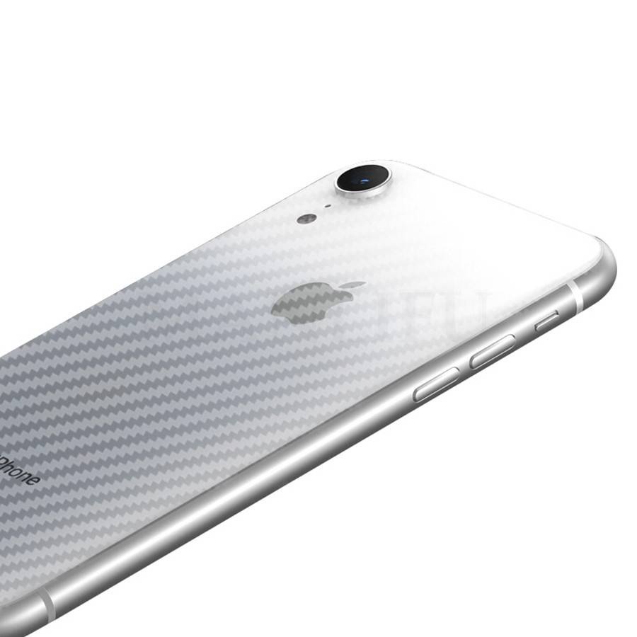 Film Pelindung Layar Belakang Bahan Serat Karbon 3d Untuk Iphone 11 12 Pro Max Mini 7 8 Plus X Xs Max Xr Se 2020