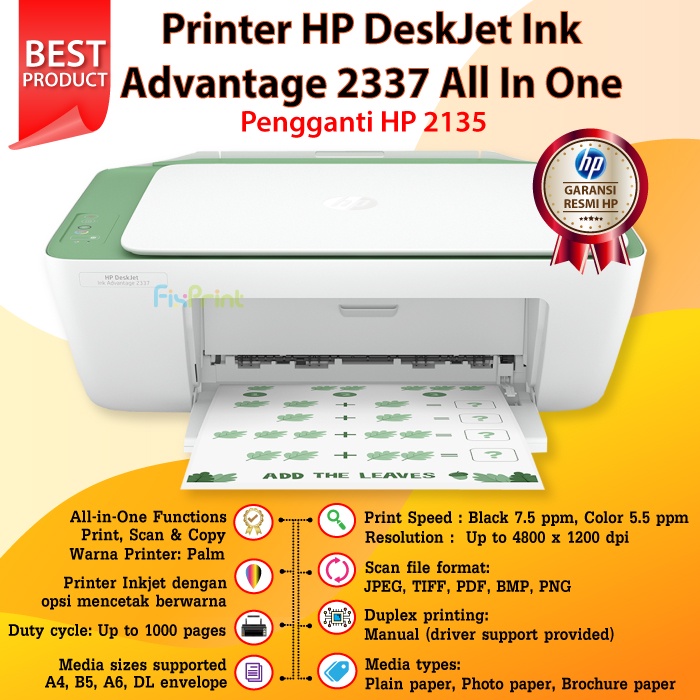 Printer 2335 2336 2337 Pengganti seri 2135 Type Cartrdige 682