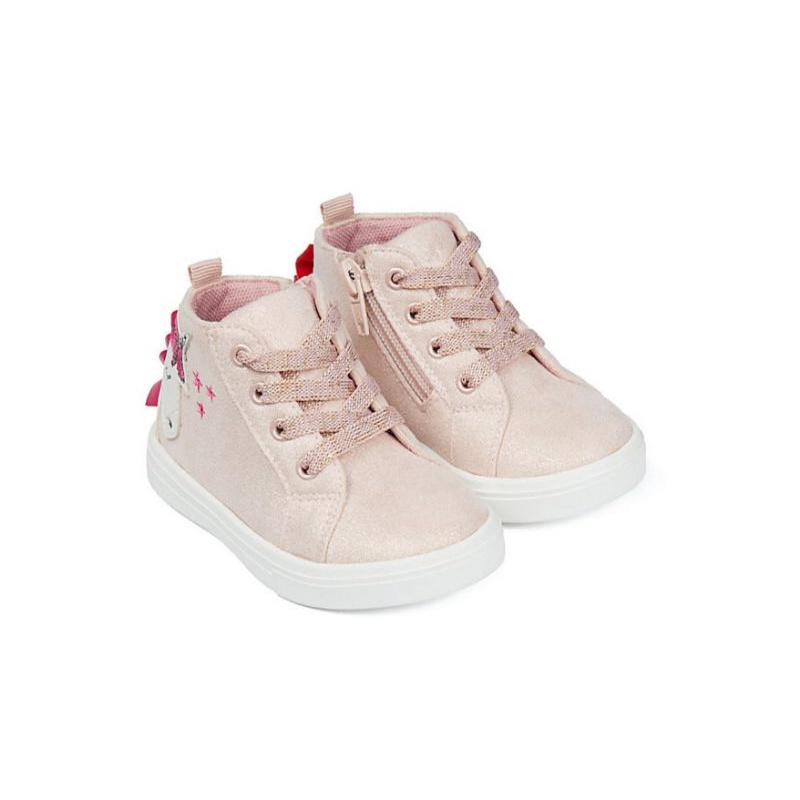 MOTHERCARE pink unicorn boots girl, sepatu boot anak perempuan