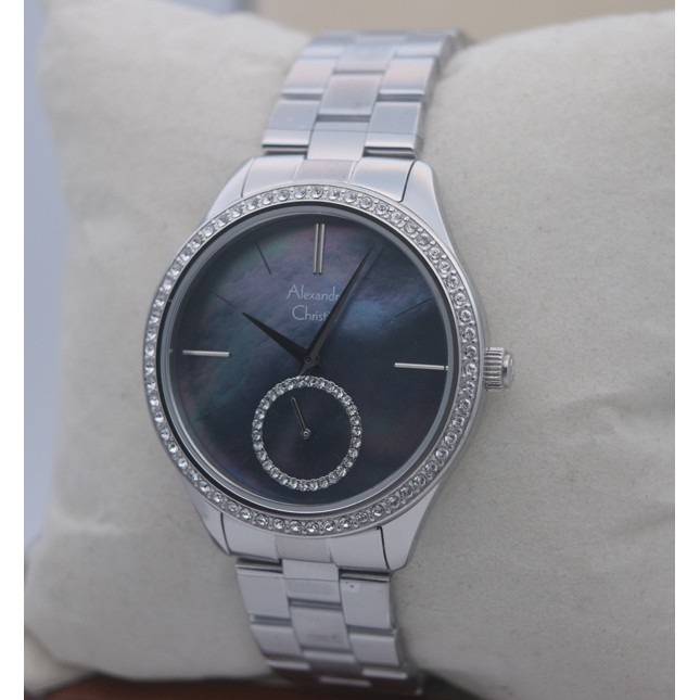 Jam Tangan Wanita Alexandre Christie Ac 2715 Silver Original