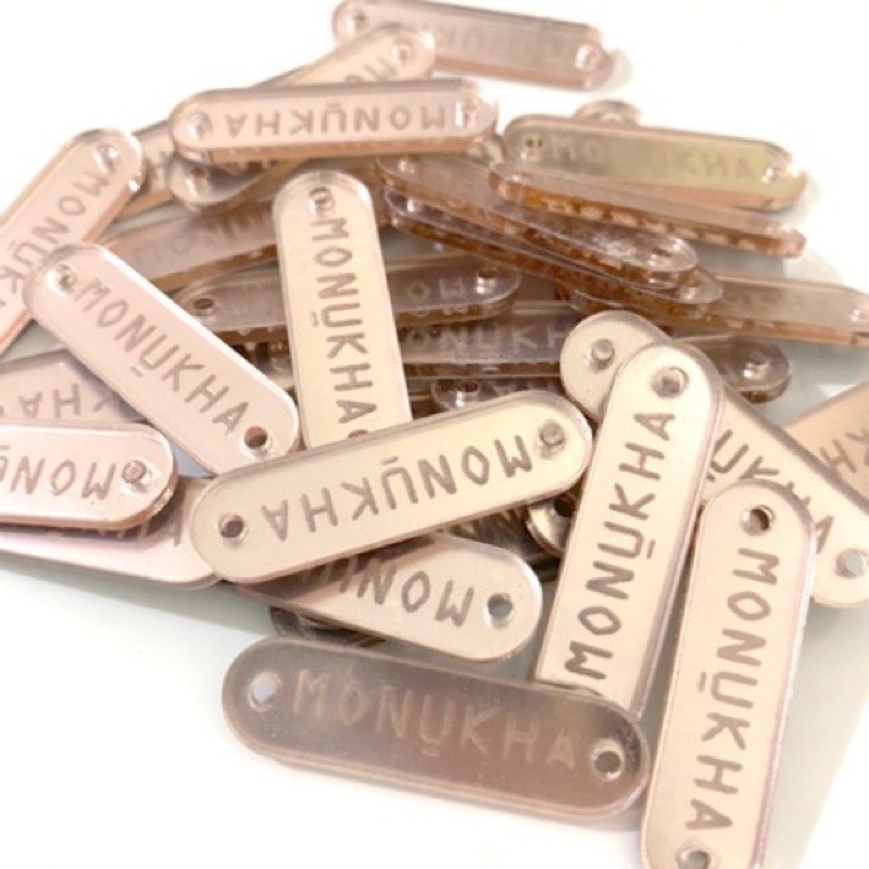 LABEL HIJAB GAMIS LASER CUT ROSE GOLD