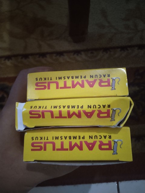 Obat Pembasmi Tikus Paling Ampuh Ramtus Racun Tikus Mati Kering Tidak Bau Racun Tikus Mobil 12 Pack