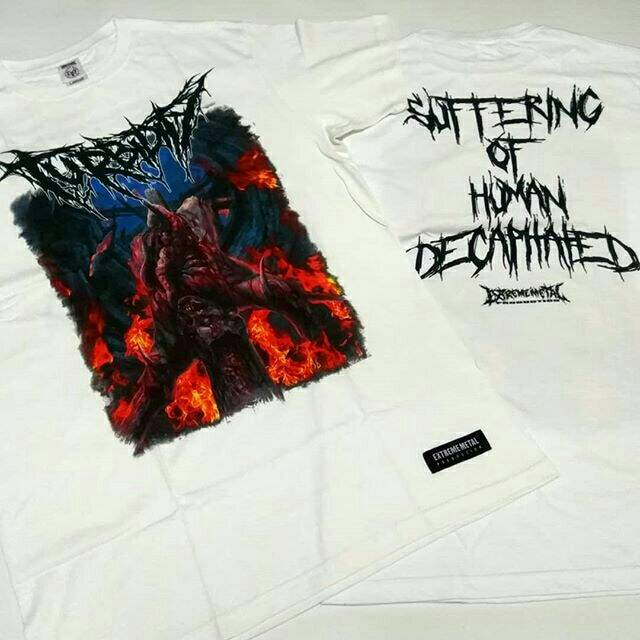 Tshirt band TURBIDITY official _ suffering of human decapitated