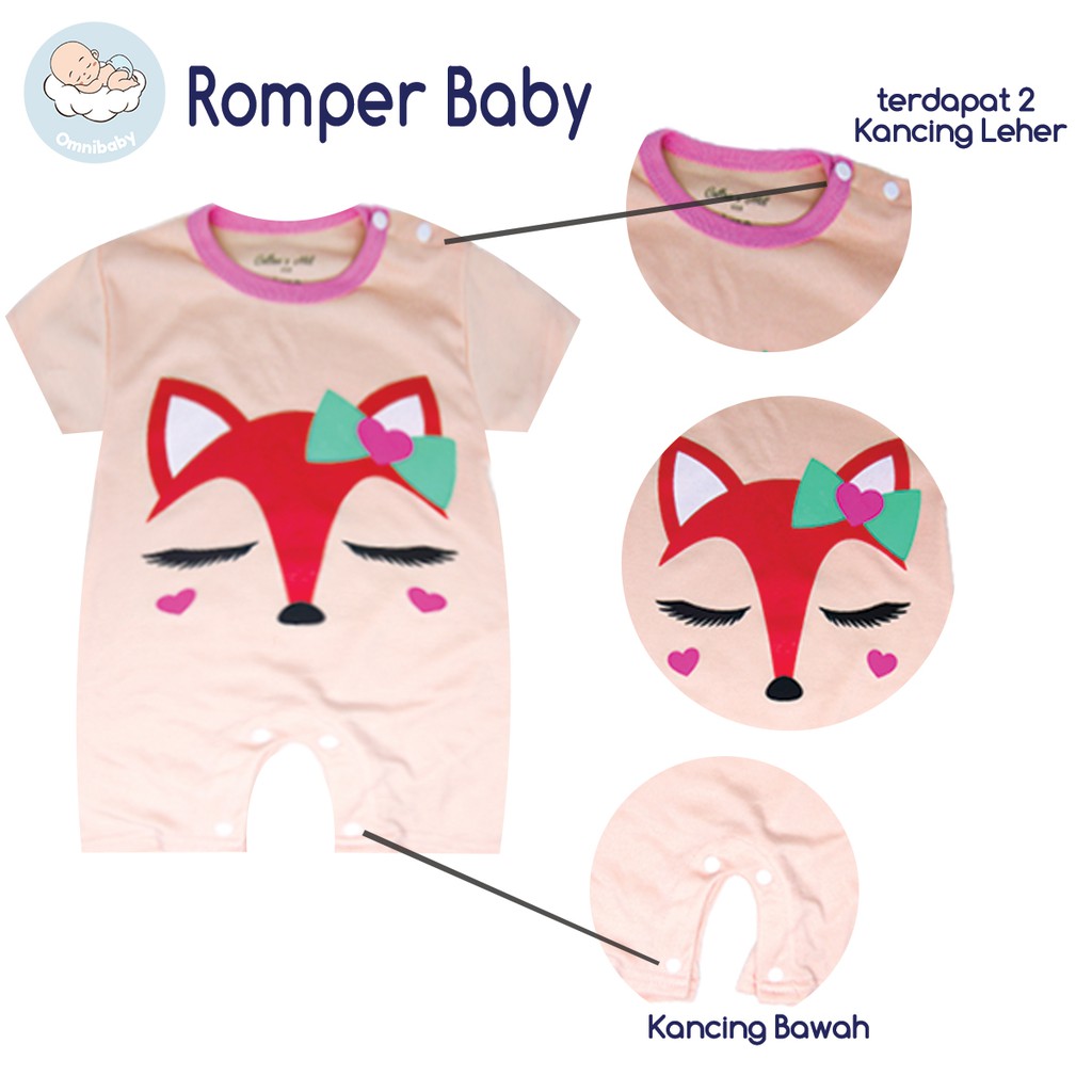 Romper Bayi / Jumper Bayi / Romper Fashion Bayi Cottons Mill - 2