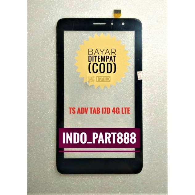 LAYAR SENTUH / TOUCHSCREEN ADVAN TAB i7D 4G/LTE 7in / HITAM