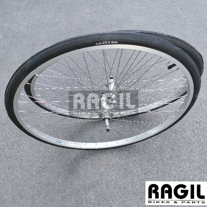 RODA SEPEDA BALAP 27 JADUL LAMA VELG RIMS ARAYA ALLOY BAN LUAR DALAM 27 x 1 1/4 27x1 1/4 JARI JARI H