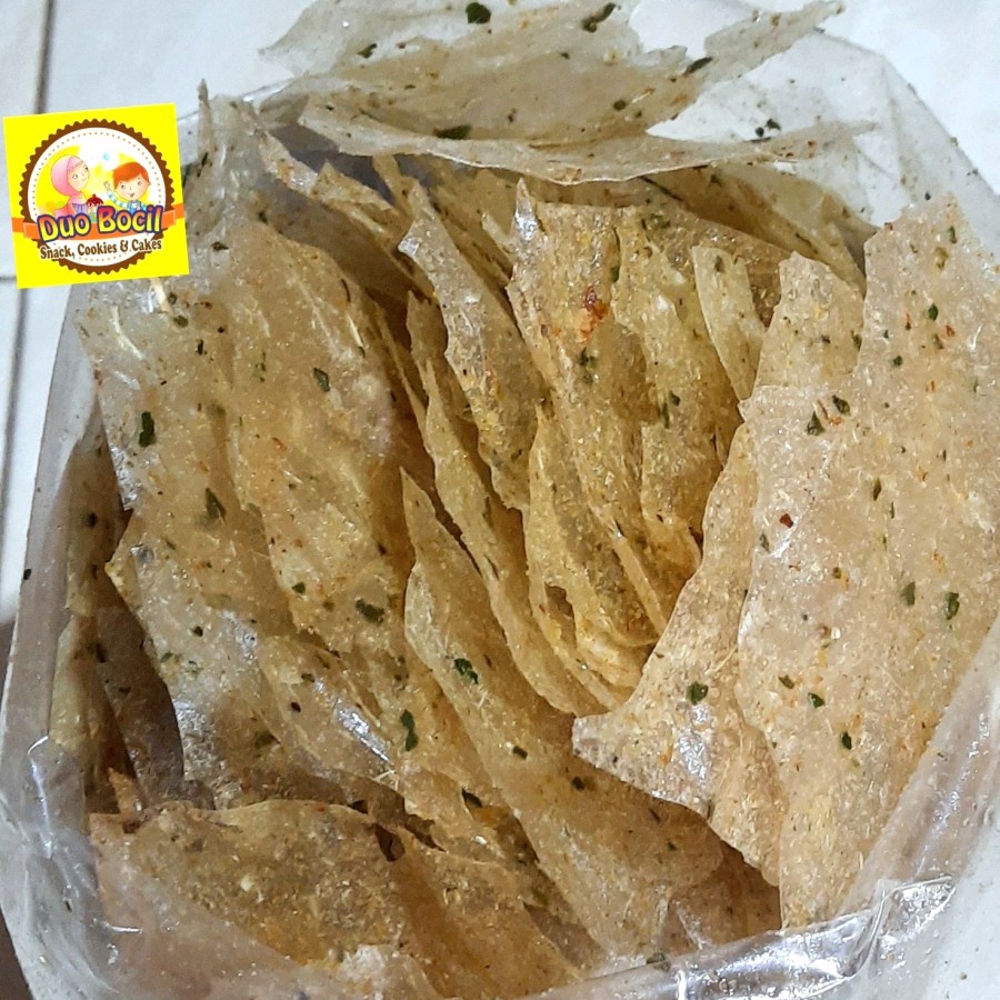 

Keripik Kaca Rasa Original 125 Gram / Kripca - Duo Bocil Snack