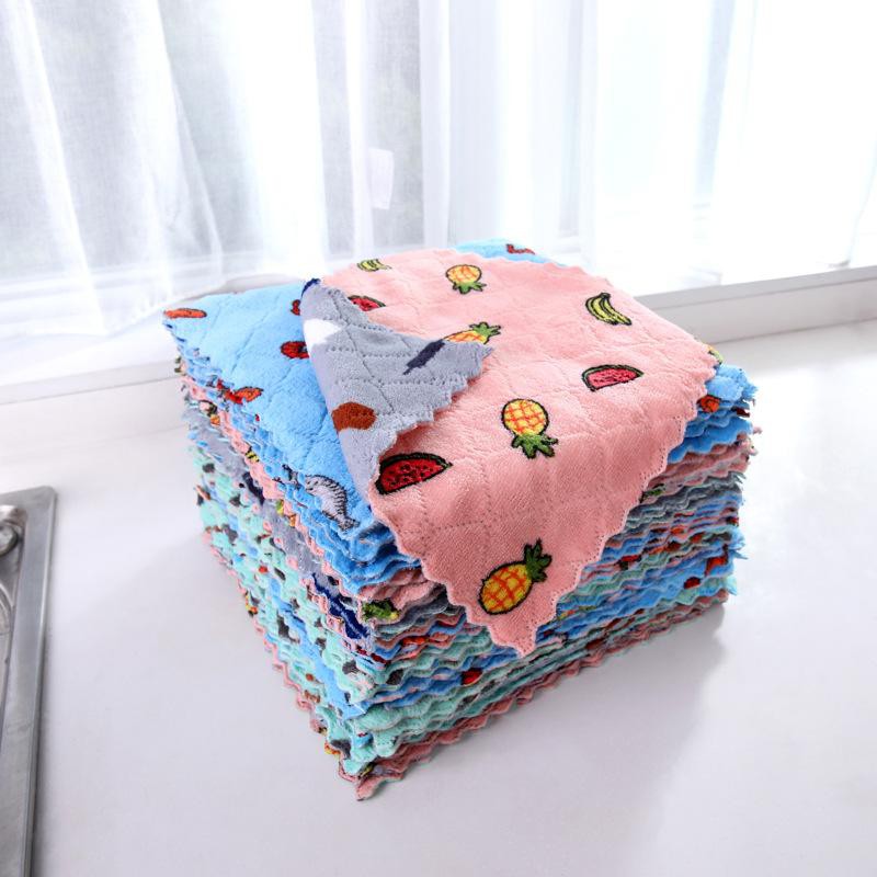 OS Kain Lap Dapur Microfiber - Kain Lap Piring Anti Minyak Bahan Microfiber