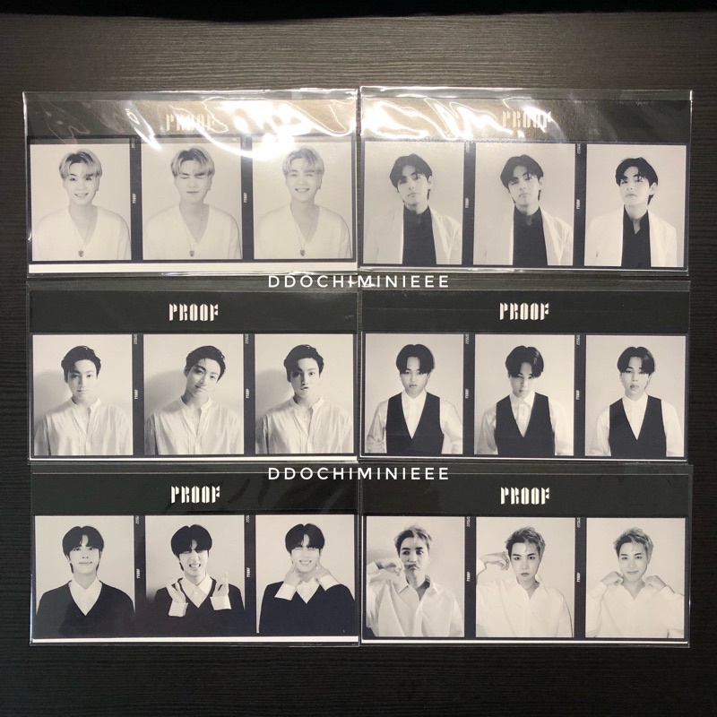 BTS PROOF POB Triptych Photo Strip Weverse OFFICIAL