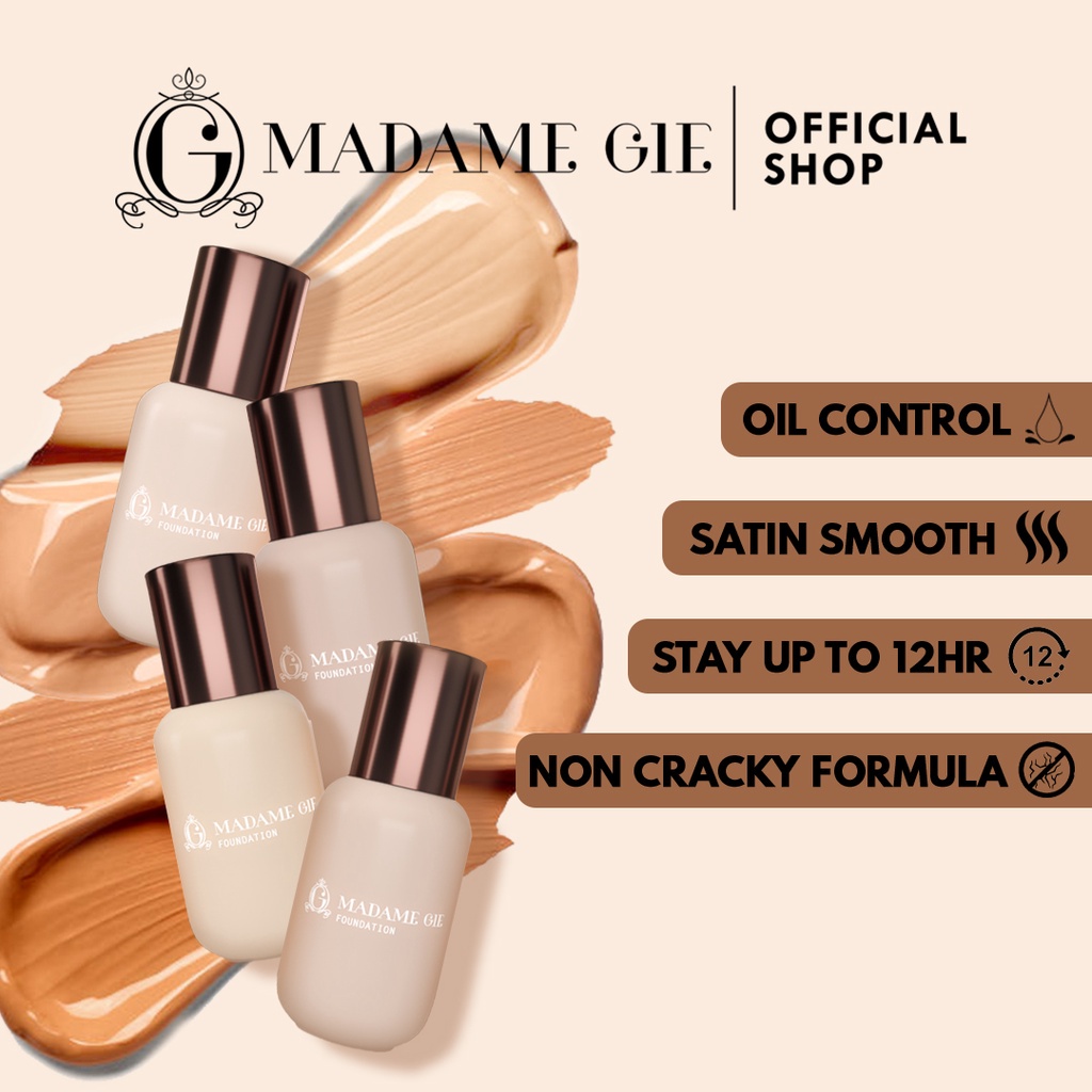 *RM* READY! Madame Gie Airy Cover Stay Liquid Foundation/ FOUNDI MADAME GIE