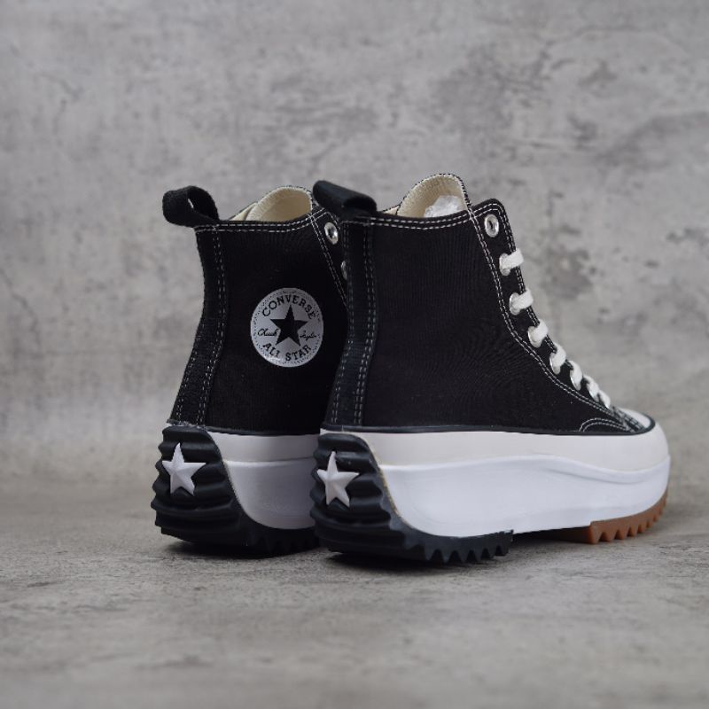 Converse Run Star High Black White