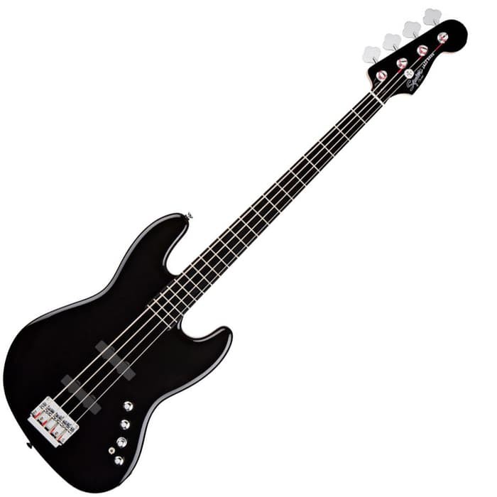 Squier Deluxe Jazz Bass IV Active - Black