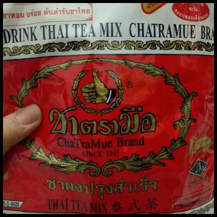 

60h2 thai tea mix chatramue number one 400gr 400 gram gr teh thailand at1p