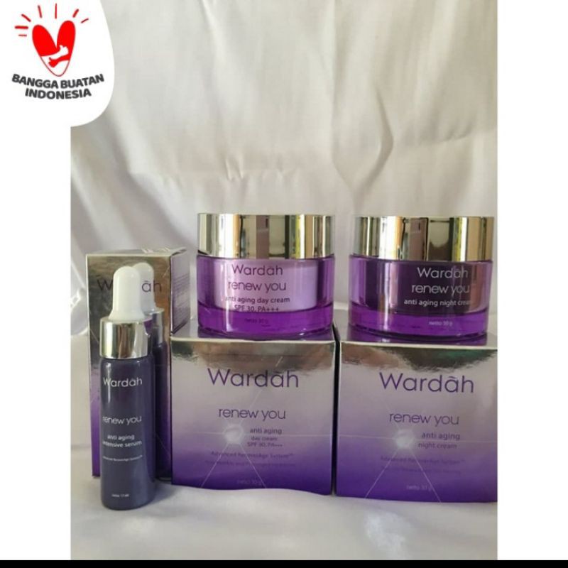 Paket Wardah Renew You Anti Aging 3in1