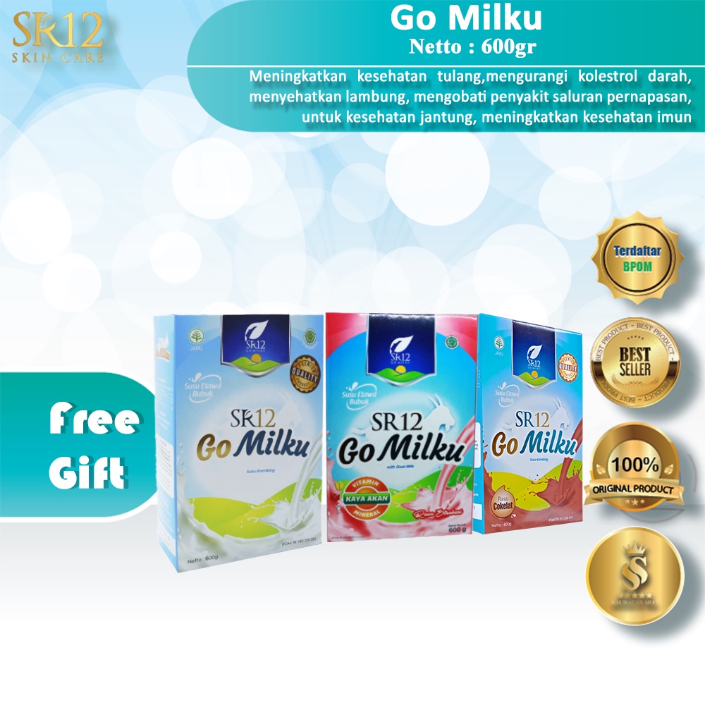 

Go milku Sr12 Susu kambing etawa Susu kaya manfaat Menyehatkan lambung 600gr