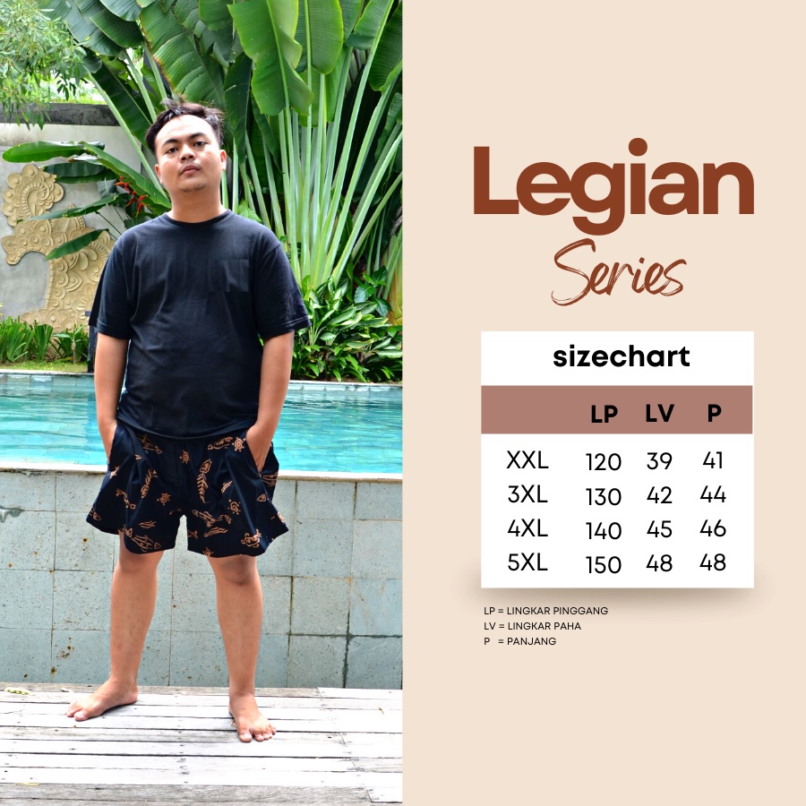 Balicihui Boxer Legian Series Boxer Plus Size Big Size Jumbo Boxer Katun