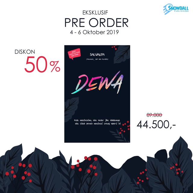 Novel Dewa by Salwaliya ( Wattpad )