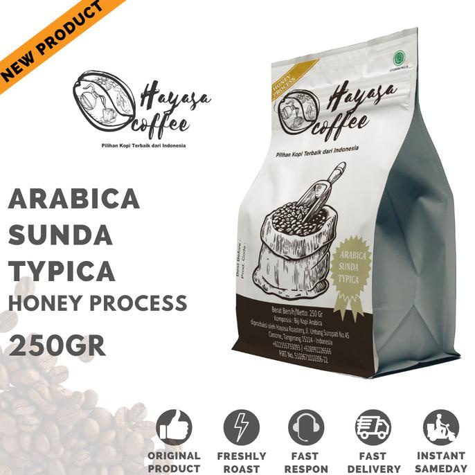 

Hayasa HONEY Arumanis Sunda Typica Arabica - 250 Gr BEANS
