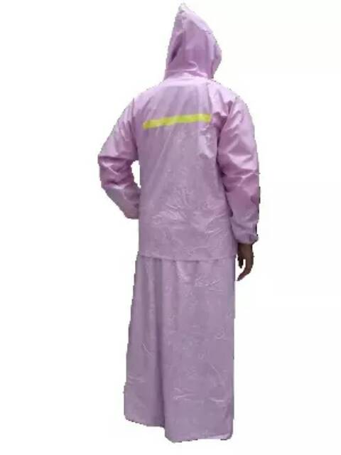 Jas hujan setelan rok bunga tiger head 68207 GEMINI  setelan muslimah