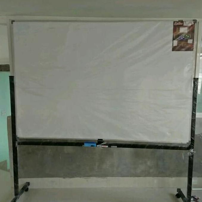

Papan Tulis / Whiteboard Keiko Magnetic Double Face Stand Uk 90 X 120 Mamanmarinto