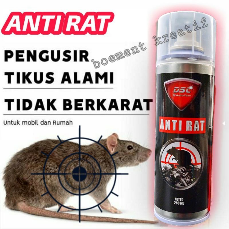 Pengusir tikus mobil ampuh / penghitam dashboard mobil / antirat tikus / Black to black