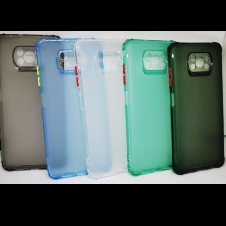 POCOPHONE X3 PRO CASE SOFTCASE CLEAR COLOUR DOFF SLIM MACARON