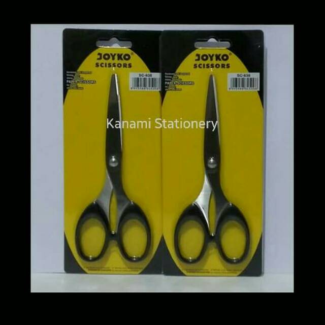 

Gunting Kertas Scissors Small 828 , Medium 838 Joyko.