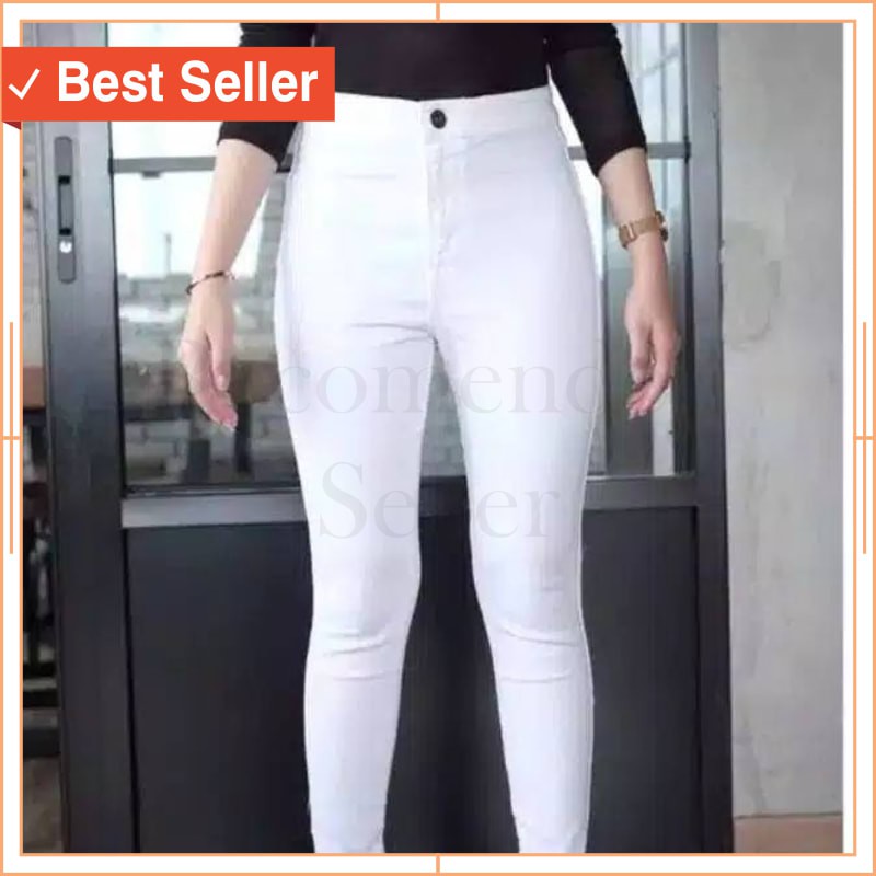 JEANS MODERN STYLE 2021 MURAH HITZ HITS BARU / Celana Jeans Putih / Jeans Putih wanita / Jeans