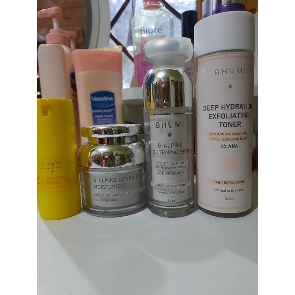 preloved bhumi g alphine serum skincare