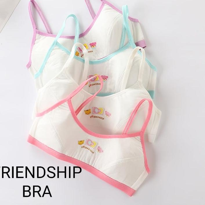 FRIENDSHIP BRA BH PAKAIAN DALAM ANAK SD SMP REMAJA KATUN IMPOR ADEM MINISET ANAK CEWEK .