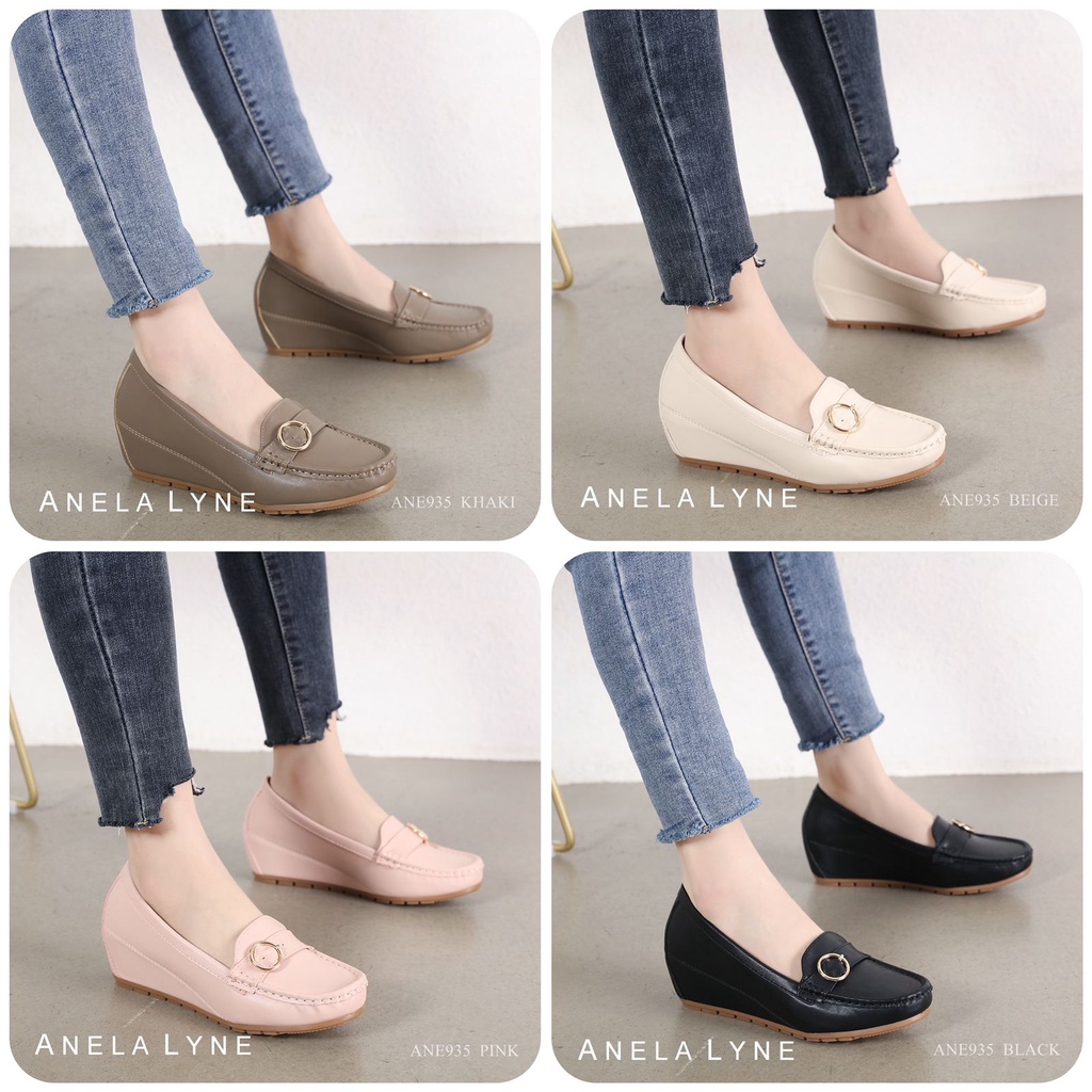 ANELA LYNE REBECCA SEPATU WEDGES ANE935 ORIGINAL