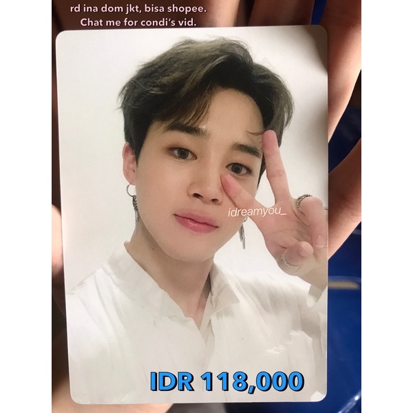 JIMIN BTS SYS RING PHOTOCARD