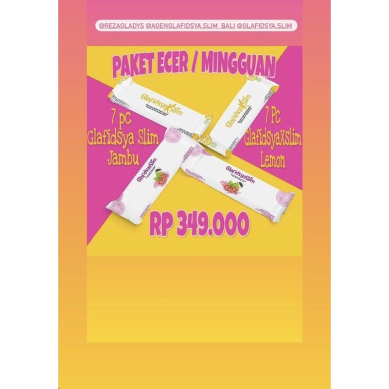 glafidsya slim paket hemat
