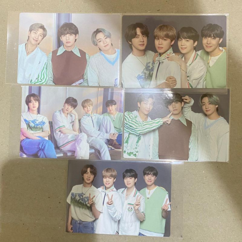 Bts sowoozoo mpc mini photocard unit jin suga jimin jhope seokjin yoongi
