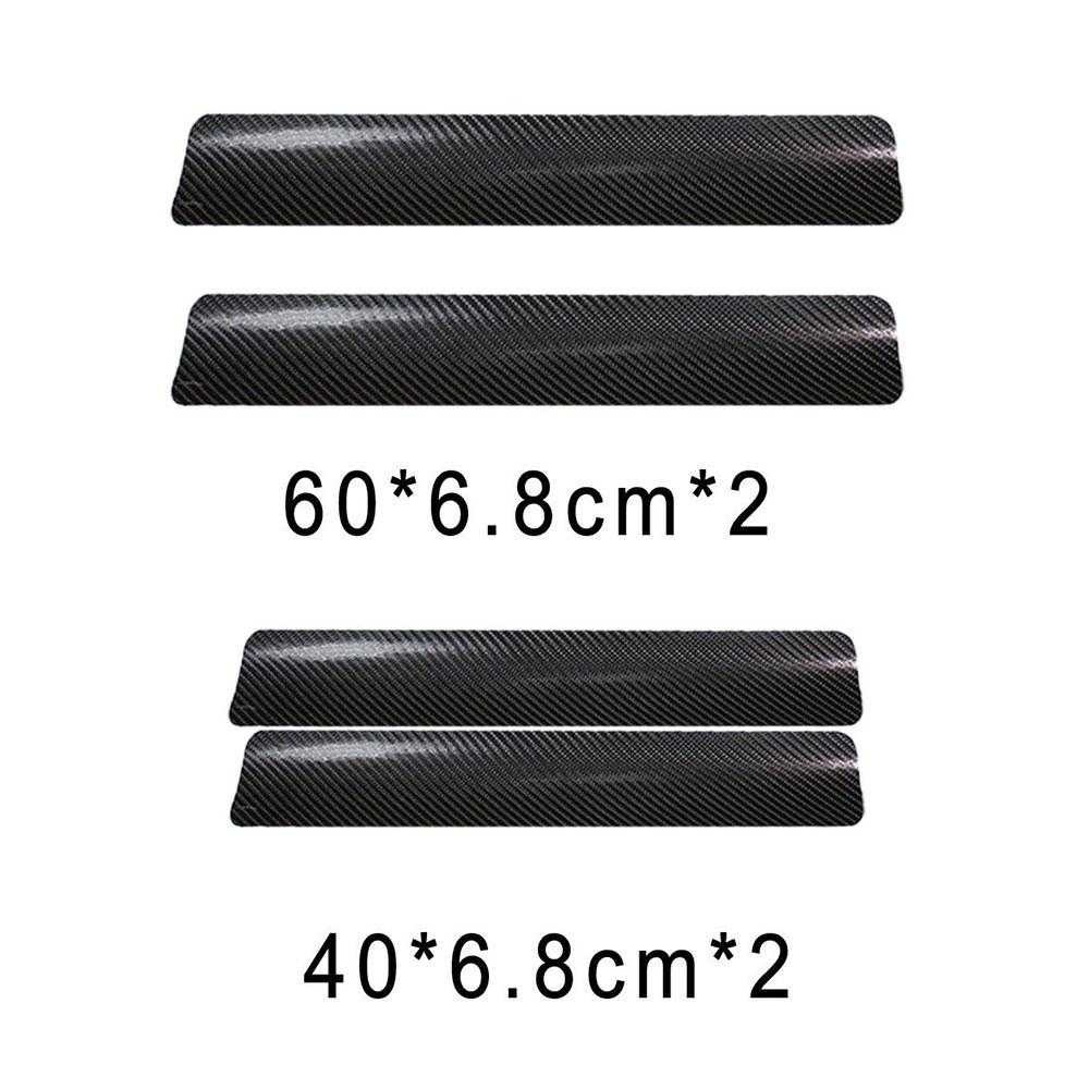 SD4 Cover Stickers Carbon Fiber Anti Gores Mobil 4 Pcs MPRO2