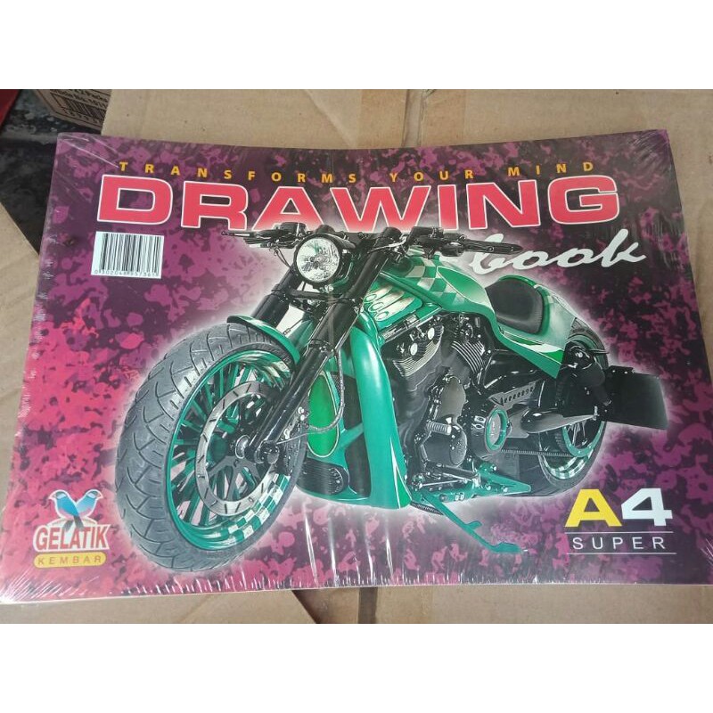 [10 pcs] buku gambar drawing book A4 GELATIK 1 pak isi 10 buku-1