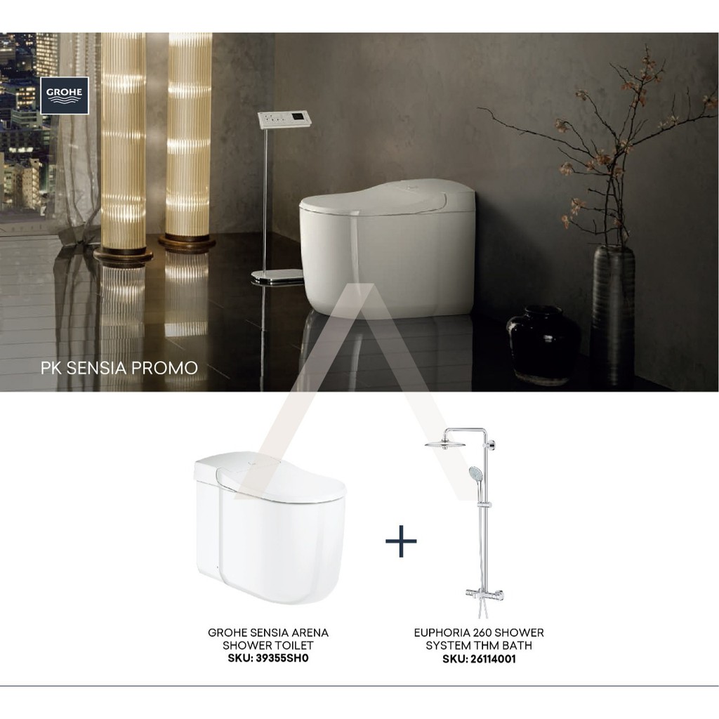 Galleria - Grohe Sensia Arena Closet dan Euphoria Shower Sytem