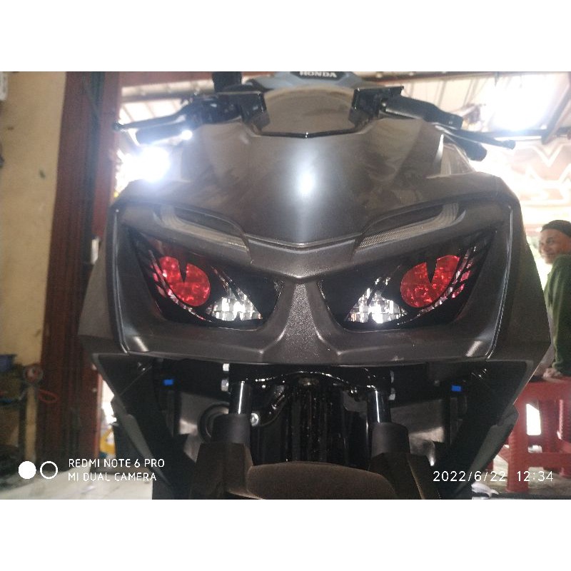 stiker Lampu Depan Vario 160 , Stiker Cutting lampu depan Vario 160